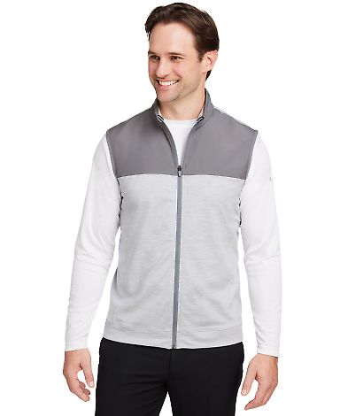Puma 537465 Cloudspun Colorblock Vest in Qt shd/ hg rs ht front view
