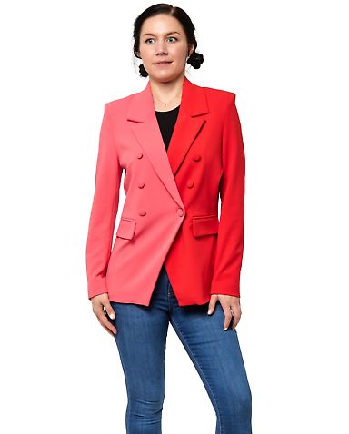 Stilo Apparel FS27270 Red Venissia Jacket in Two tone red front view
