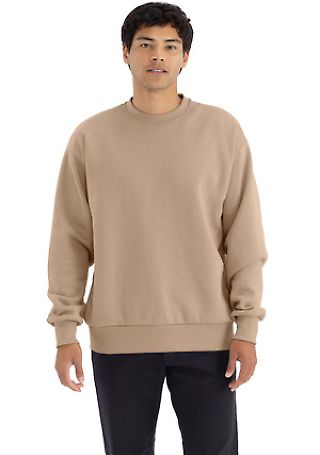 Next Level Apparel 9007 Heavyweight Crewneck Sweat in Tan front view