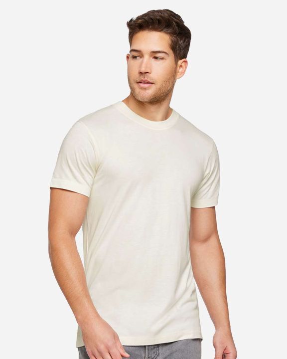 LA T 6904 UNISEX BAMBOO TEE in Eggshell