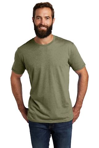 Allmade AL2004      Unisex Tri-Blend Tee in Olive you green front view