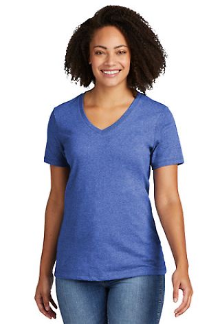 Allmade AL2303    Women's Recycled Blend V-Neck Te in Reusdrylht front view