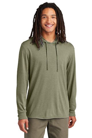 Allmade AL6003 <sup></sup> Unisex Tri-Blend Hoodie in Oliveyougn front view