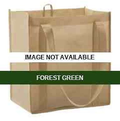 R3000 UltraClub® Non-Woven Polypropylene Reusable FOREST GREEN front view