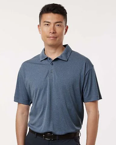 Allpro 41800 Pro-Lock Performance Polo in Heather navy front view