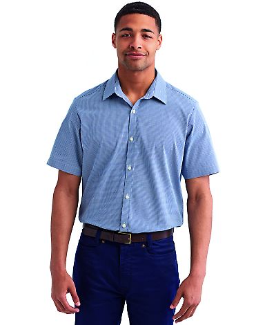 Artisan Collection by Reprime RP221 Microcheck Gin in Navy/ white front view