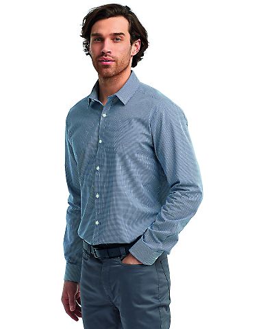 Artisan Collection by Reprime RP220 Microcheck Gin in Navy/ white front view