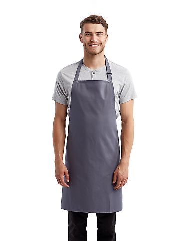 Artisan Collection by Reprime RP150 Recycled Bib A in Steel front view