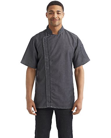 Artisan Collection by Reprime RP906 Zip-Close Shor in Black denim front view