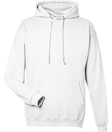 AWDis JHA001 College Hooded Sweatshirt in Arctic white front view