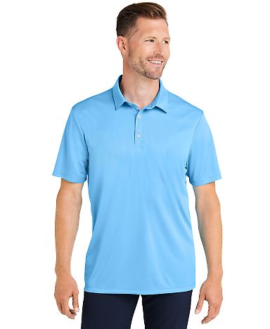 HUK  H120558 Pursuit Performance Polo in Marolina blue front view