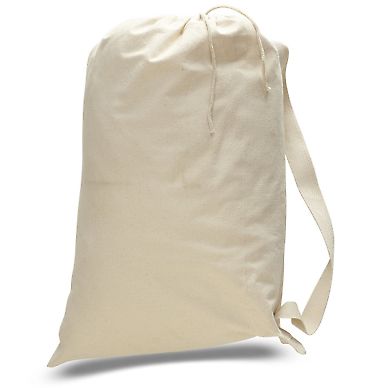 OAD Bags OAD109 Medium Laundry Bag in Natural front view