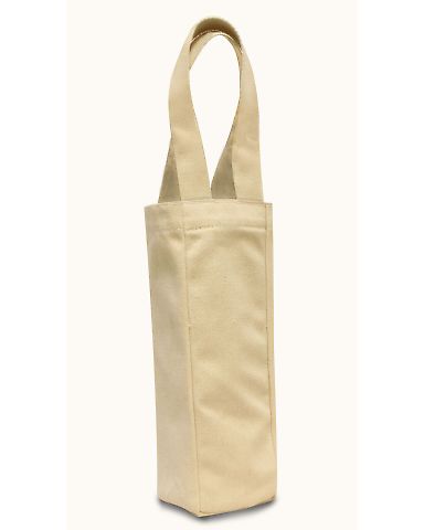 OAD Bags OAD111 Single Wine Tote in Natural front view