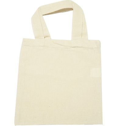 OAD Bags OAD115 Small Canvas Tote in Natural front view