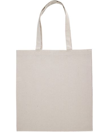 OAD Bags OAD113R Midweight Recycled Tote Bag in Recycled natural front view