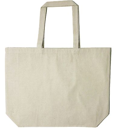 OAD Bags OAD108R Jumbo Recycled Midweight Gusseted in Recycled natural front view