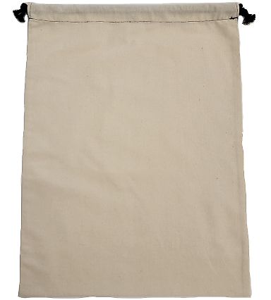 OAD Bags OAD119R Double Cinch Recycled Canvas Shoe in Recycled natural front view