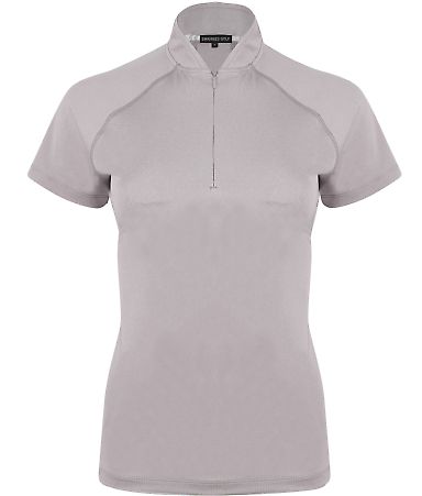 Swannies SW200L Women's Quinn Polo in Grey front view