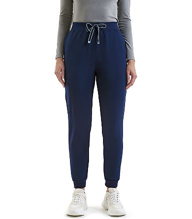 Onna NN610 Women's Energized Stretch Jogger Scrub in Navy front view