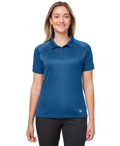 HUK H612L03 Women’s LoPro Solid Performance Pol in Set sail front view