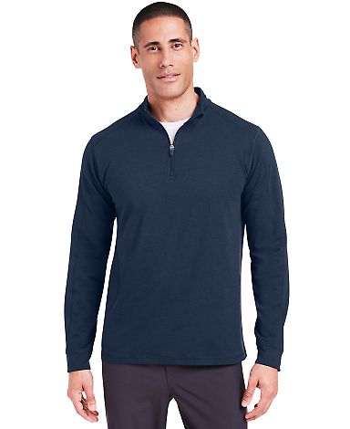Tasc Performance TM109AB Carrollton Quarter-Zip Pu in Classic navy front view