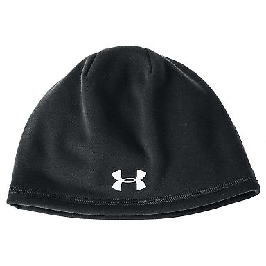 Under Armour 1343149 Storm Elements Beanie in Black_001 front view