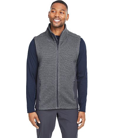 Spyder S17274 Pursuit Vest in Black heather/ polar front view