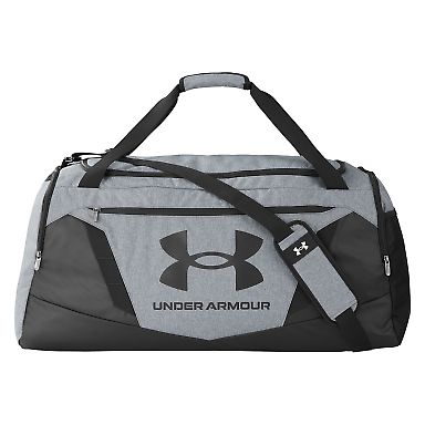 Under Armour 1369224 Undeniable 5.0 LG Duffle Bag in Pitch grey medium heather/ black front view