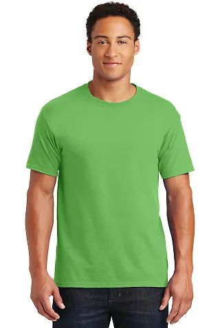 Jerzees 29 Adult 50/50 Blend T-Shirt in Kiwi front view