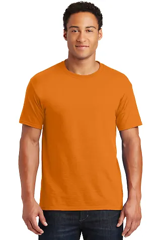 Jerzees 29 Adult 50/50 Blend T-Shirt in Tennessee orange front view