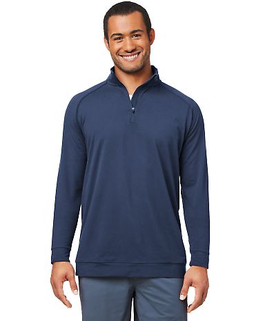 Swannies SWC500 Colt Quarter-Zip Pullover in Navy front view