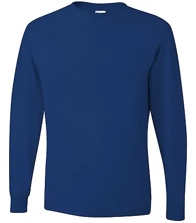 29LS Jerzees Adult Long-Sleeve Heavyweight 50/50 B Royal front view