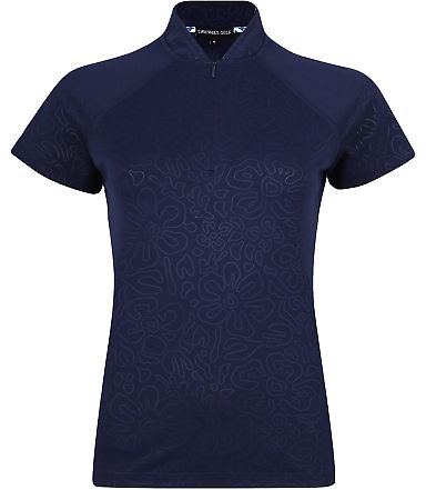 Swannies SW8300L Women's Laura Polo in Midnight navy front view
