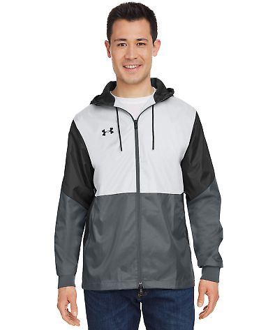 Under Armour 1359386 Team Legacy Jacket in Black/ black front view