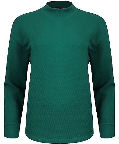 Swannies SWP400L Women's Paige Pullover in Pine front view