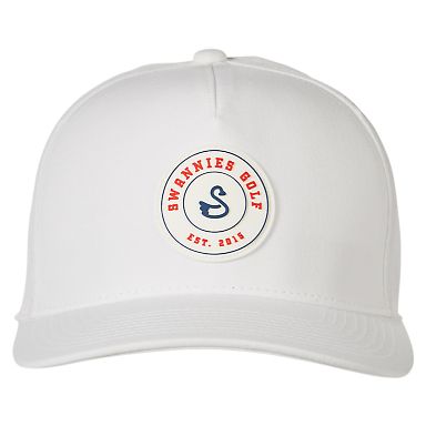 Swannies SWWA800 Wade Cap in White front view