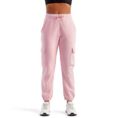 TriDri TD604 Riley Cargo Jogger in Light pink front view