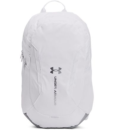 Under Armour 1384673 Hustle Backpack 6.0 in White_100 front view