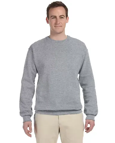 Jerzees 562 Adult NuBlend Crewneck Sweatshirt in Oxford front view