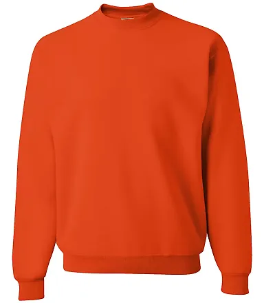 562 Jerzees Adult NuBlend® Crewneck Sweatshirt Burnt Orange front view