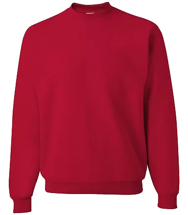 562 Jerzees Adult NuBlend® Crewneck Sweatshirt True Red front view