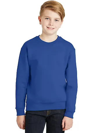 562B Jerzees Youth NuBlend® Crewneck 50/50 Sweats in Royal front view