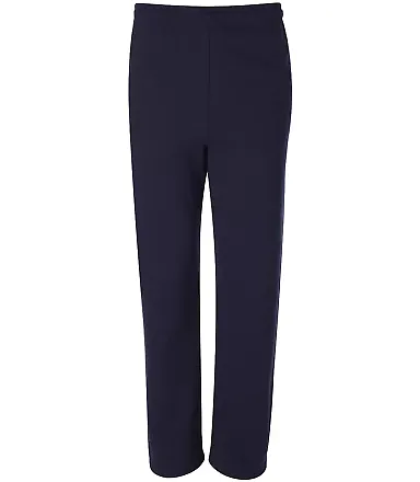 974 Jerzees Adult NuBlend® 50/50 Open-Bottom Swea J. Navy front view