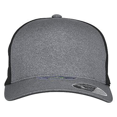 Spyder S18035 Radykl Flexfit Trucker Cap in Black/ black heather front view