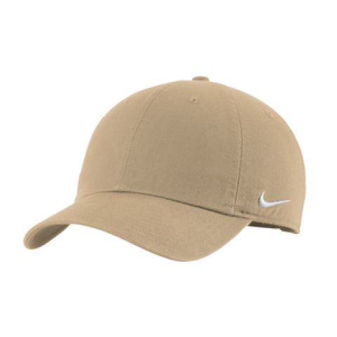 Nike NKFB5677 Heritage Cotton Twill Cap in Khaki