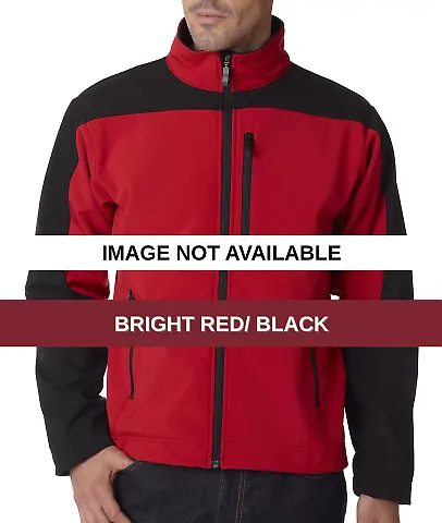 S4200 Storm Creek Men's StormX Soft Shell Jacket Bright Red/ Black front view