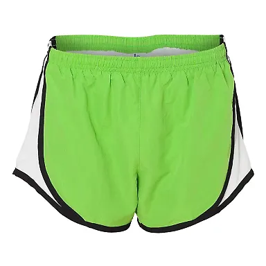 P62 Boxercraft - Ladies' Novelty Velocity Running  Lime/ Black/ White front view