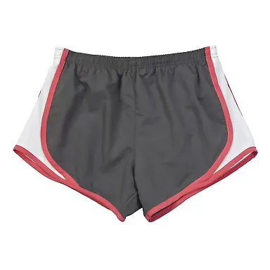 P62 Boxercraft - Ladies' Novelty Velocity Running  Grey/ Coral/ White front view