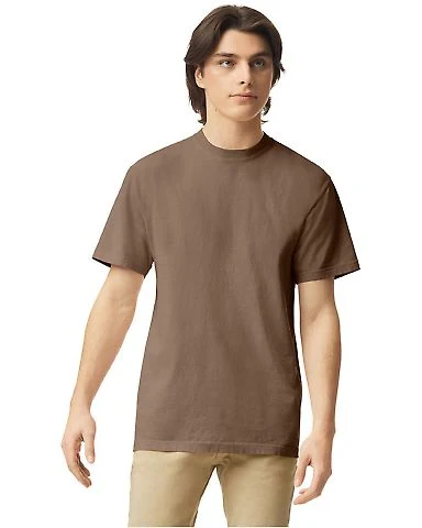Comfort Colors 1717 Garment Dyed Heavyweight T-Shi in Espresso front view