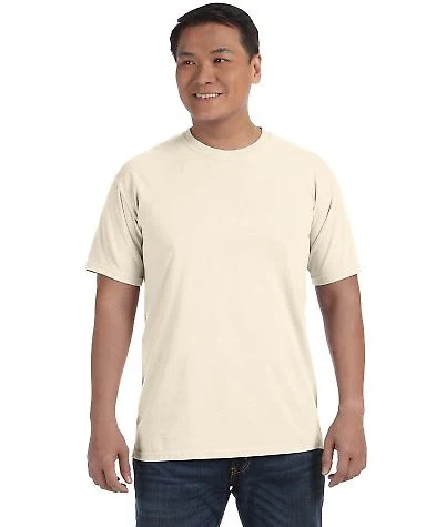 Comfort Colors 1717 Garment Dyed Heavyweight T-Shi in Ivory front view